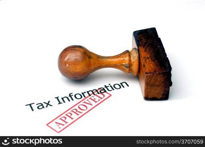 Tax information approved