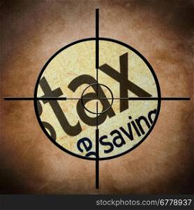 Tax target