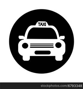 taxi car icon illustration design