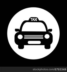 taxi car icon illustration design