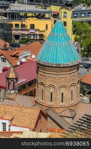 Tbilisi Old Town, the Historic district of the capital of Georgia