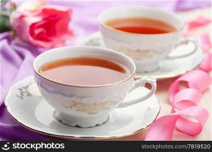tea in elegant cups