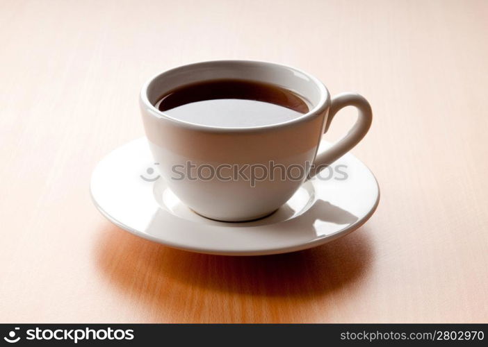 Tea on the wooden table