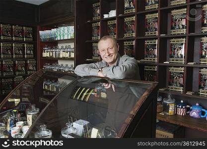 Tea Shop Owner in Store