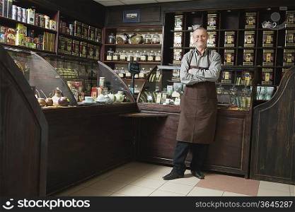 Tea Shop Owner in Store