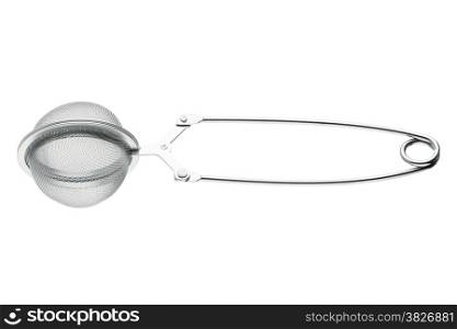 Tea strainer isolated on a white background.