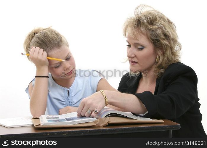 Teacher Helping Student One on One.