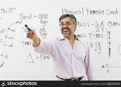 Teacher in Front of Whiteboard