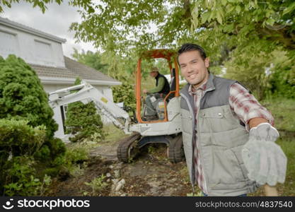 Team of gardeners