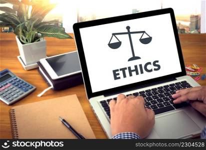 Team work and team  ethics Justice Law Order Legal