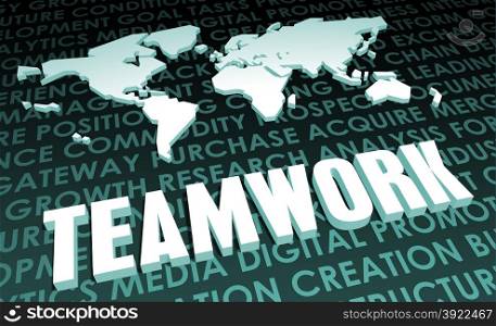 Teamwork Industry Global Standard on 3D Map