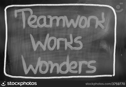 Teamwork Works Wonders Concept