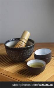 teapot tea set wooden tray 3