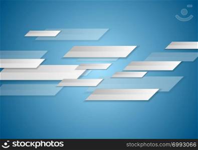 Tech corporate blue motion abstract background