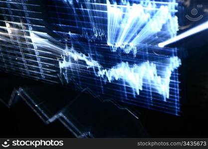 techno graph abstract background marco