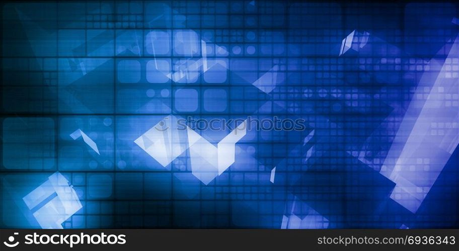 Technology Abstract as a Digital Internet Background Concept. Technology Abstract
