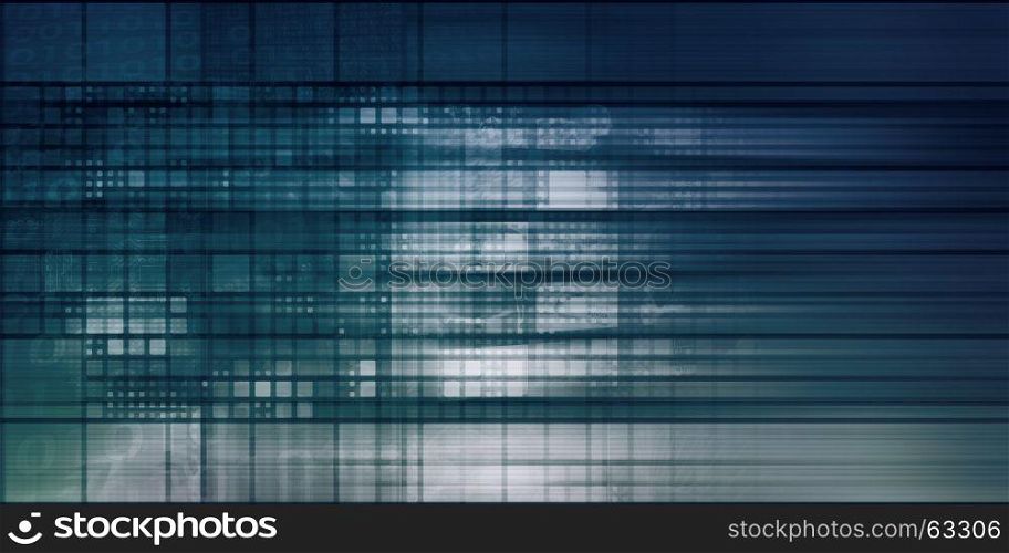 Technology Abstract as a Virtual Software Background Concept. Technology Abstract