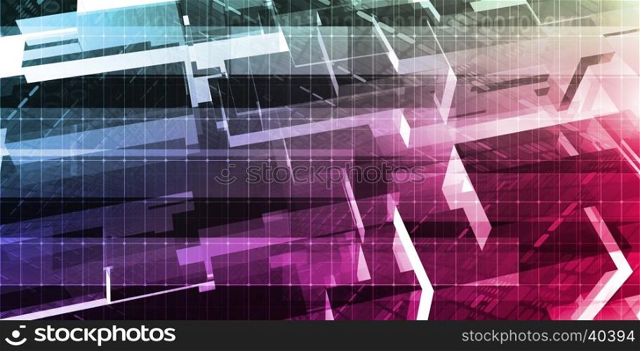 Technology Background Abstract with Futuristic Lines Concept. Technology Background