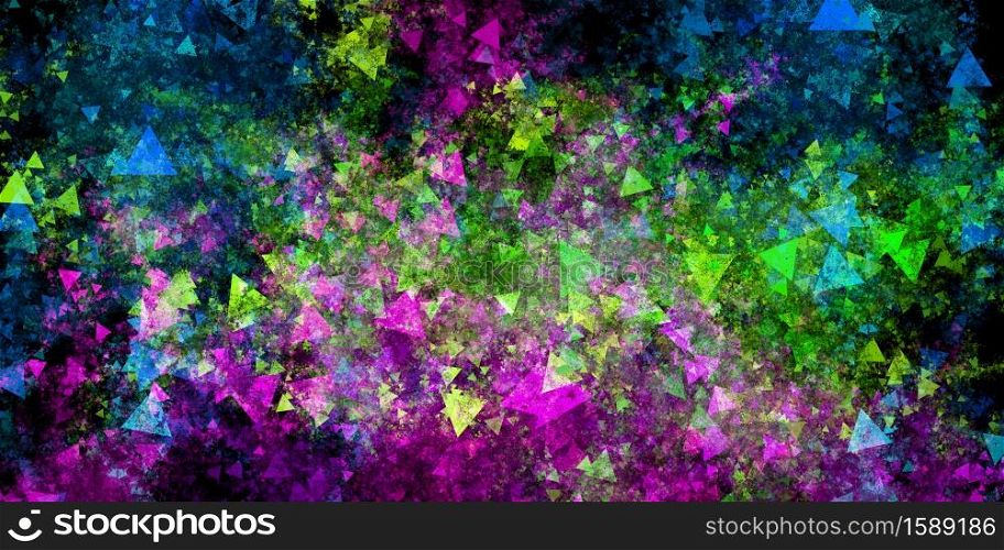 Technology Background as a Colorful Abstract Art. Technology Background