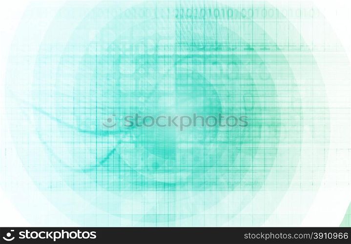 Technology Background as a Digital Abstract Art