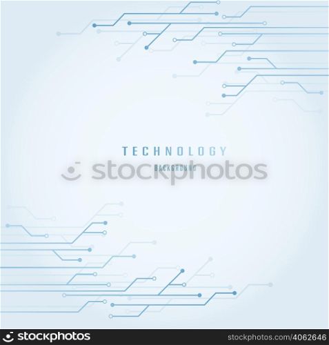 Technology background for banners, covers and booklets. Simple style.