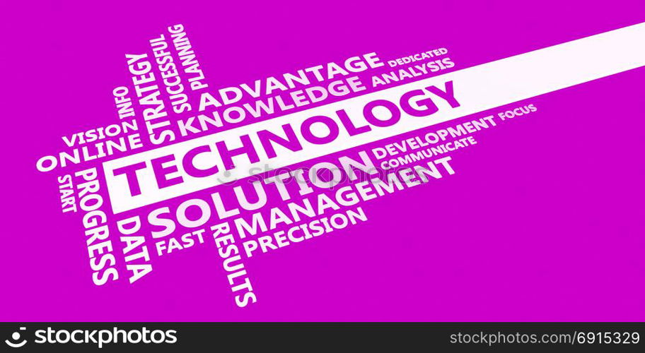 Technology Business Idea as an Abstract Concept. Technology Business Idea