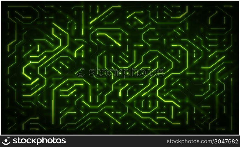 Technology Computer Chipset Background Loop