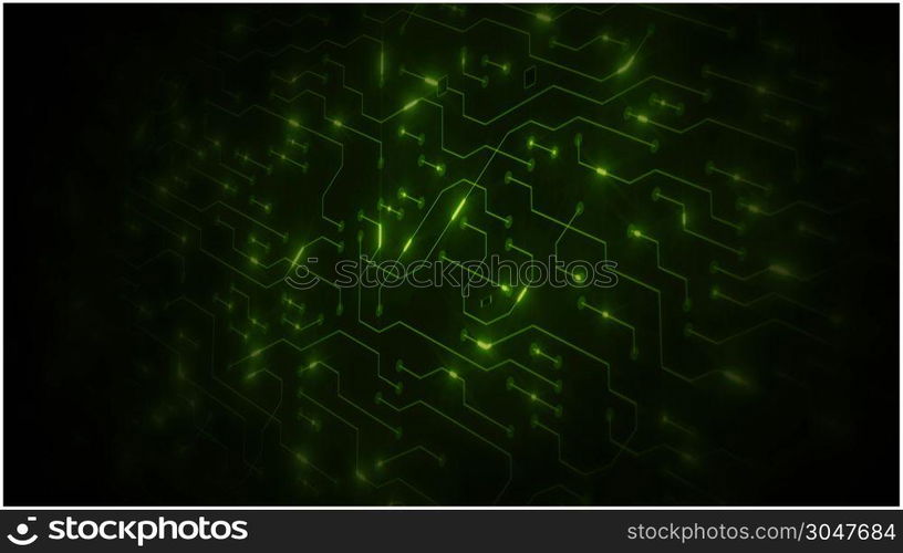 Technology Computer Chipset Background Loop
