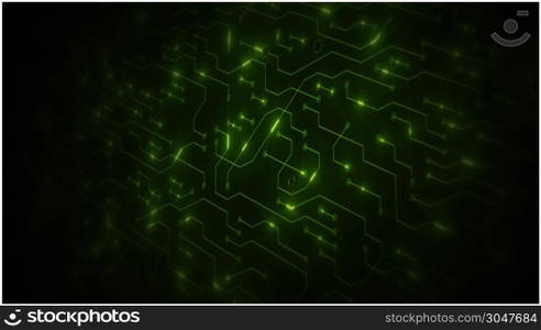 Technology Computer Chipset Background Loop