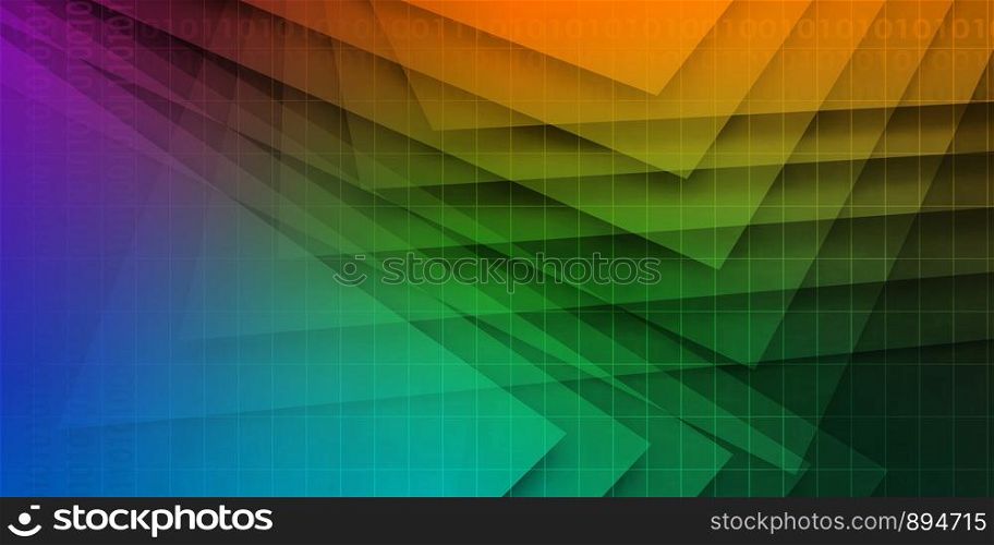 Technology Concept Abstract Presentation Background Creative Art. Technology Concept