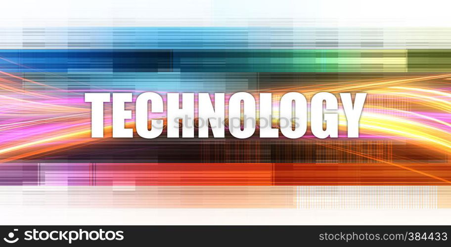 Technology Corporate Concept Exciting Presentation Slide Art. Technology Corporate Concept