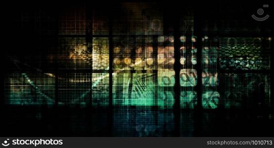 Technology Grunge Background Abstract as a Futuristic Concept. Technology Grunge Background