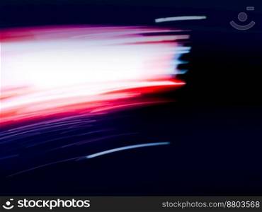 Technology light stripes moving blurred background with copy space. Abstract digital technology lines blurry background.. Hi tech digital technology concept blurry defocused background