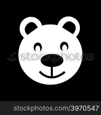 teddy bear icon illustration design