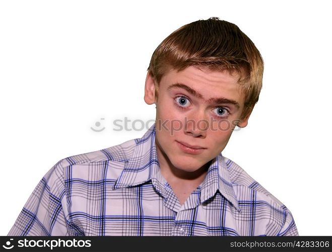 Teen boy body language expressions - Surprised Stunned