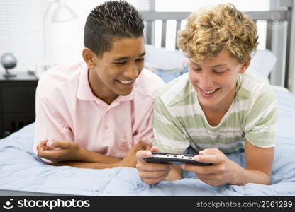 Teenage Boys Playing Video Games