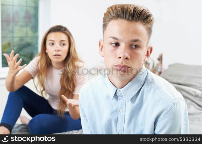 Teenage Couple Having Relationship Difficulties