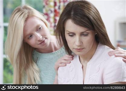Teenage Daughter Worried About Unhappy Mother