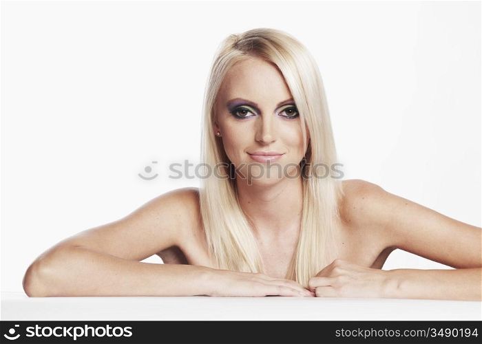 Teenage Girl with Healthy Blond Hair