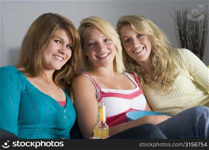 Teenage Girls At Home
