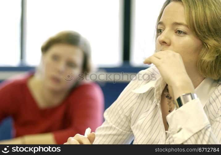 teenage student in class