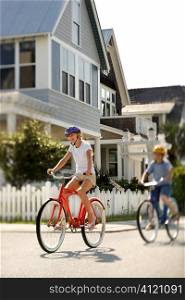 Teens Riding Bicycles