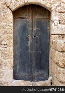 Tel Aviv-old door. old door in Tel Aviv-Jaffa, Israel