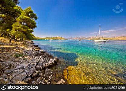 Telascica bay nature park sailing destination on Dugi Otok island, Dalmatia, Croatia