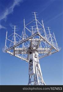 Telecommunications Aerial - a structure through which signals are transmitted or received.