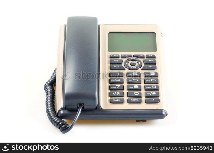  telephone isolated on a white background
