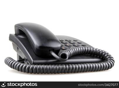 Telephone isolated on white.
