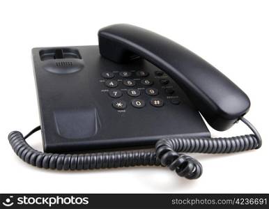 telephone isolated over white background.