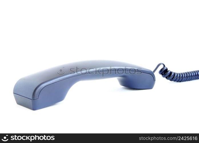 telephone receiver isolated on white background