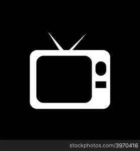 Television Screen Icon Illustration design
